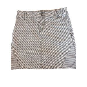 Pilcro and The Letterpress Striped High-Waisted Skirt - Size 25 EUC w/ Pockets
